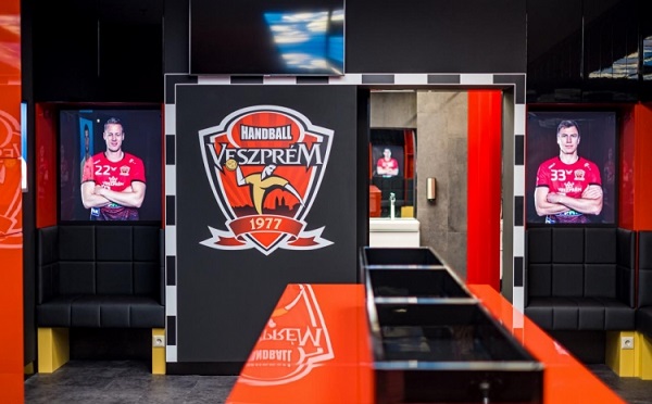 Megújult a Telekom Veszprém kézilabdázóinak öltözője